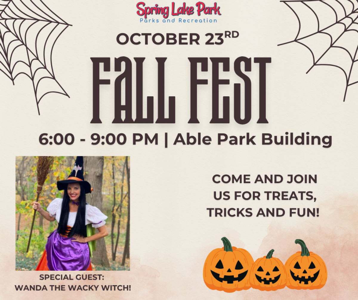 2026 Spring Lake Park Fall Fest 